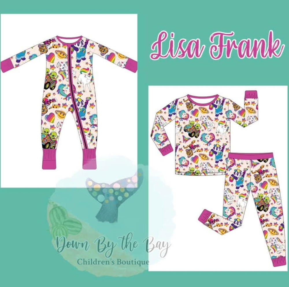 NIB Lisa Frank Bamboo Set